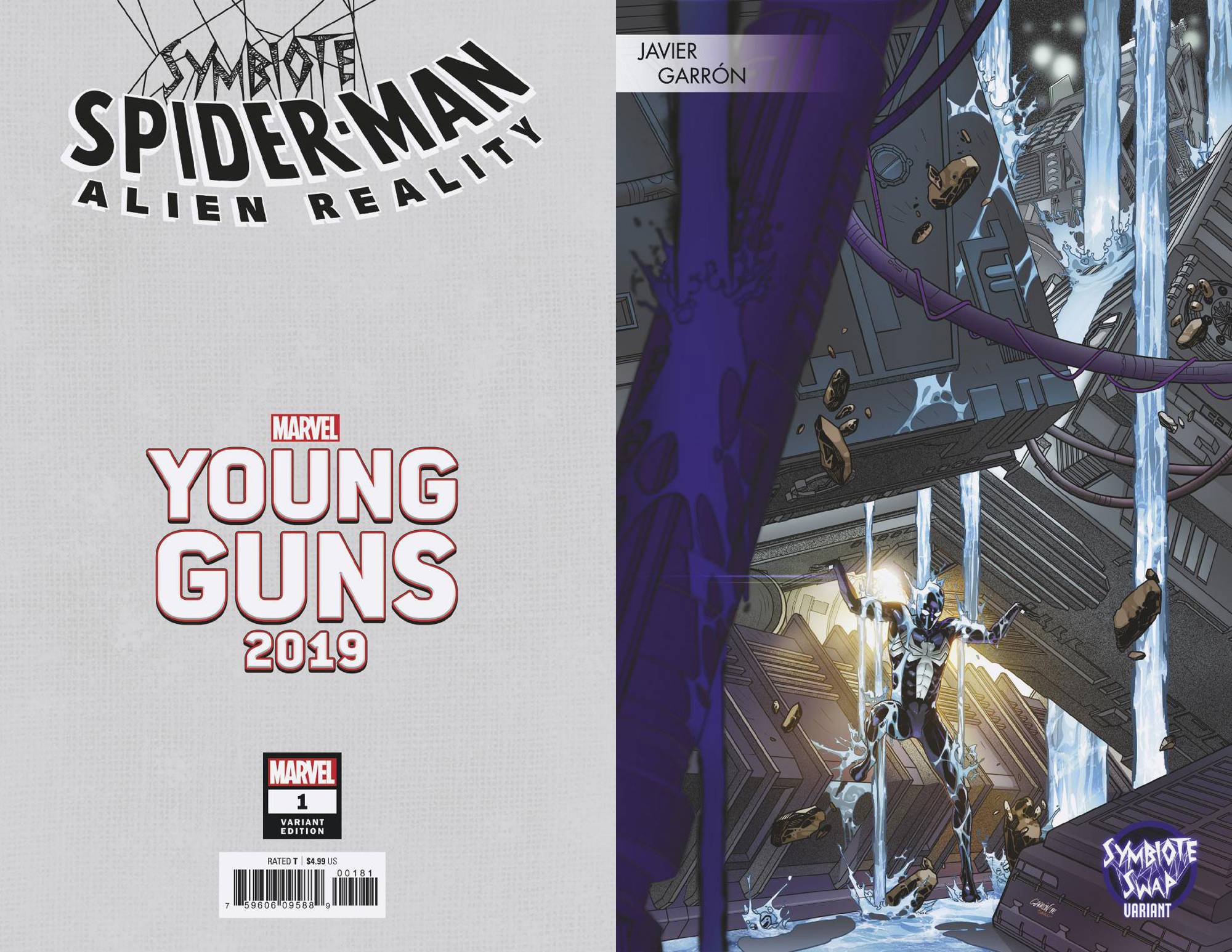 SYMBIOTE SPIDER-MAN ALIEN REALITY #1 (OF 5) GARRON YOUNG GUN