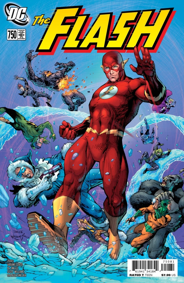 FLASH (2016) #750 2000S JIM LEE VAR ED