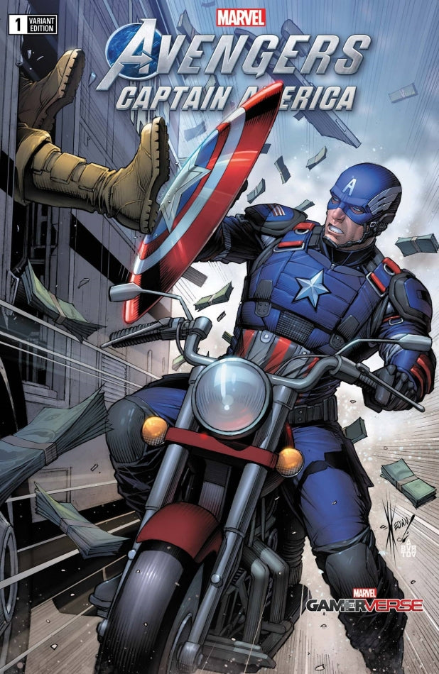 MARVELS AVENGERS CAPTAIN AMERICA #1 KEOWN VAR