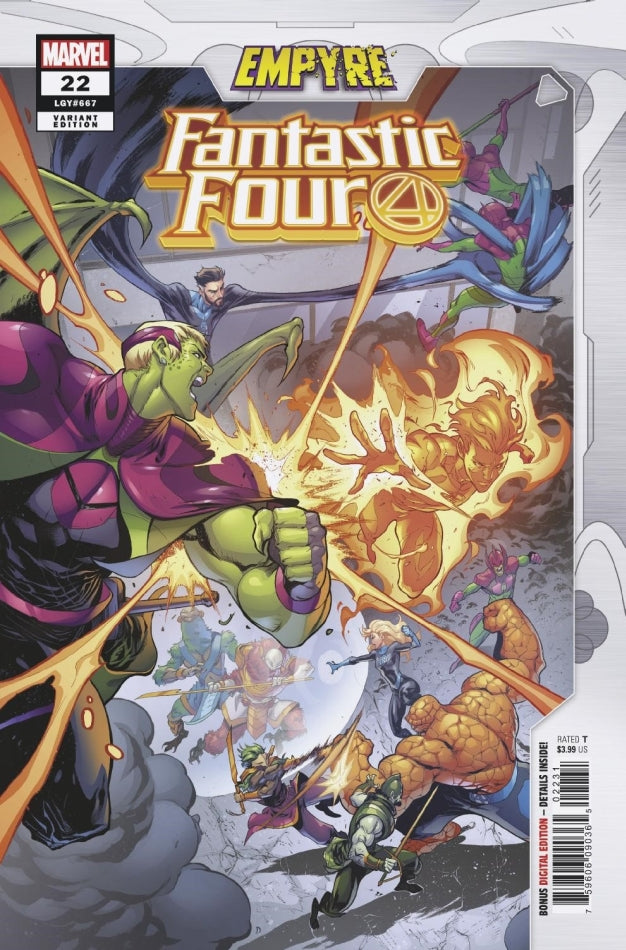 FANTASTIC FOUR #22 ANACLETO EMPYRE VAR EMP