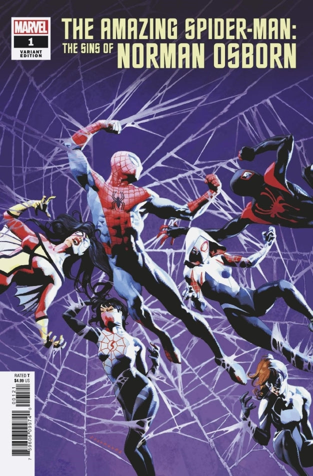 AMAZING SPIDER-MAN SINS OF NORMAN OSBORN #1 CASANOVAS VAR