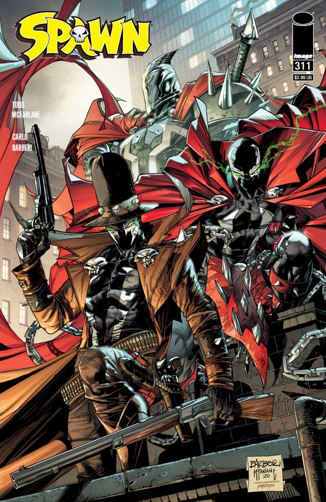 SPAWN #311 CVR C BARBERI