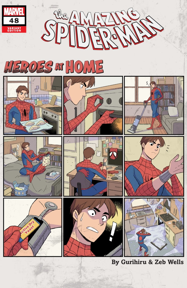 AMAZING SPIDER-MAN (2018) #48 GURIHIRU HEROES AT HOME VAR