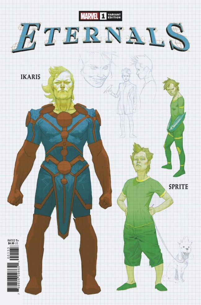 ETERNALS #1 RIBIC DESIGN VAR