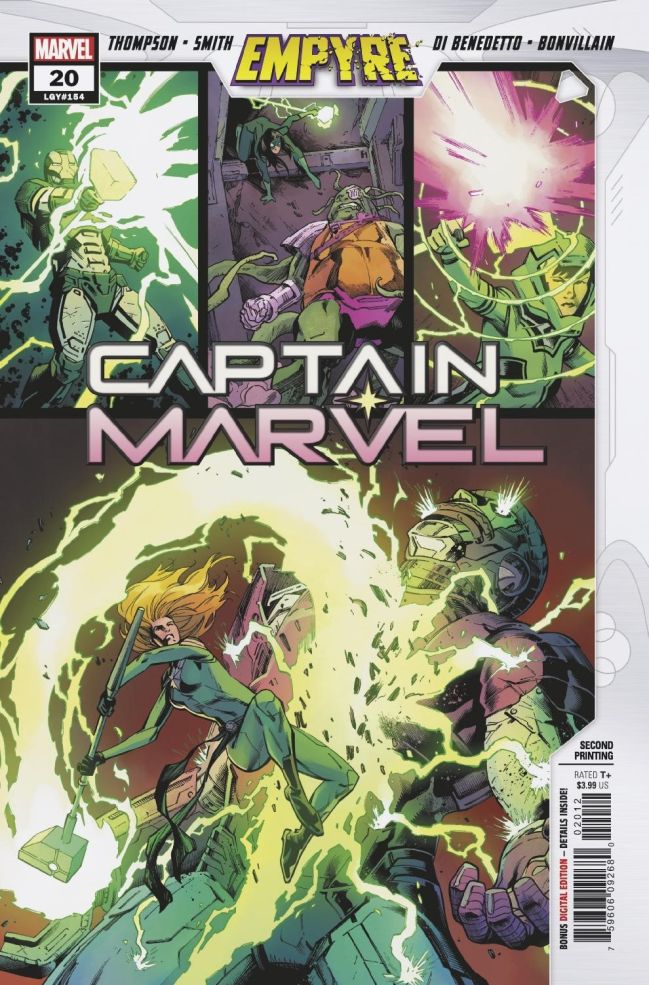 CAPTAIN MARVEL #20 2ND PTG VAR EMP