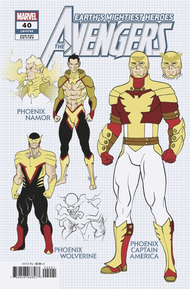 AVENGERS #40 GARRON DESIGN VAR