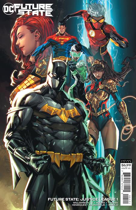 FUTURE STATE JUSTICE LEAGUE #1 CARD STOCK VAR ED