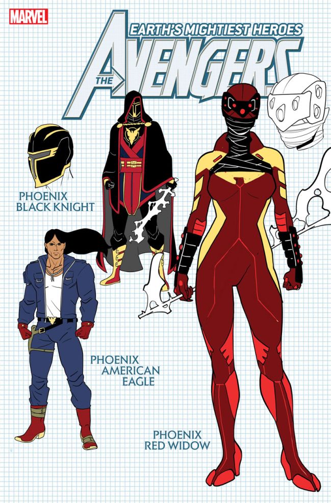 AVENGERS #42 GARRON DESIGN VAR