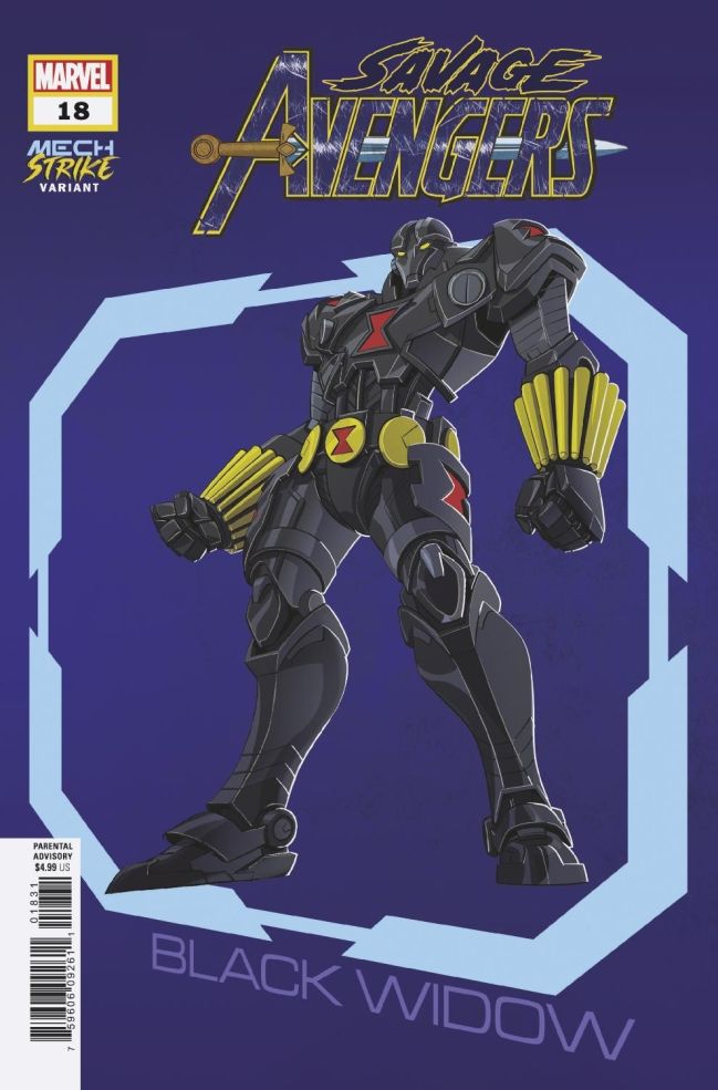 SAVAGE AVENGERS #18 CASTELLANI AVENGERS MECH STRIKE VAR KIB