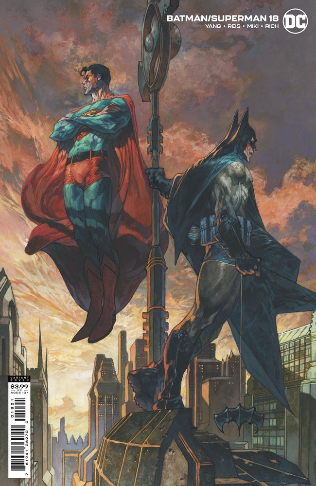 BATMAN SUPERMAN #18 CVR B BIANCHI CARDSTOCK VAR