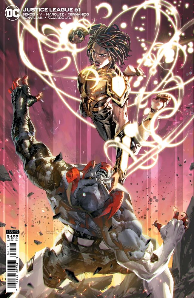 JUSTICE LEAGUE #61 CVR B NGU CARDSTOCK VAR