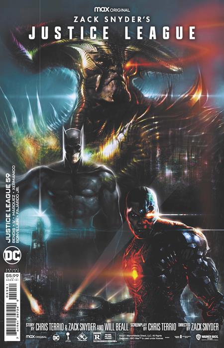 JUSTICE LEAGUE #59 CVR E SHARPSNYDER CUT CRDSTK VAR
