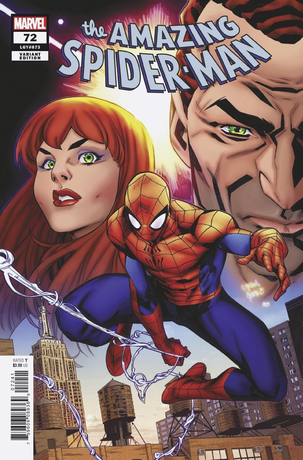 AMAZING SPIDER-MAN (2018) #72GOMEZ VAR SINW