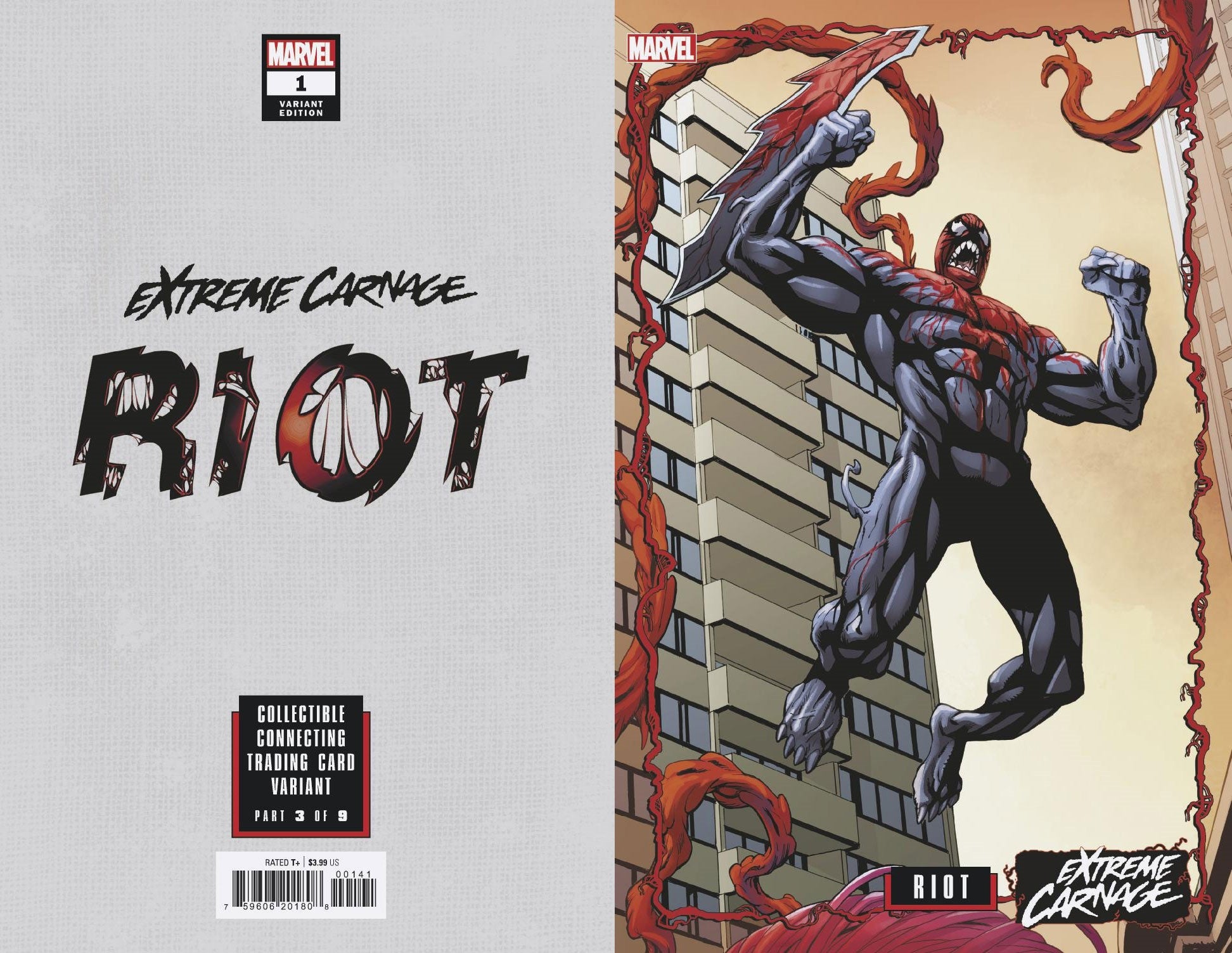 EXTREME CARNAGE RIOT #1 JOHNSON CONNECTING VAR