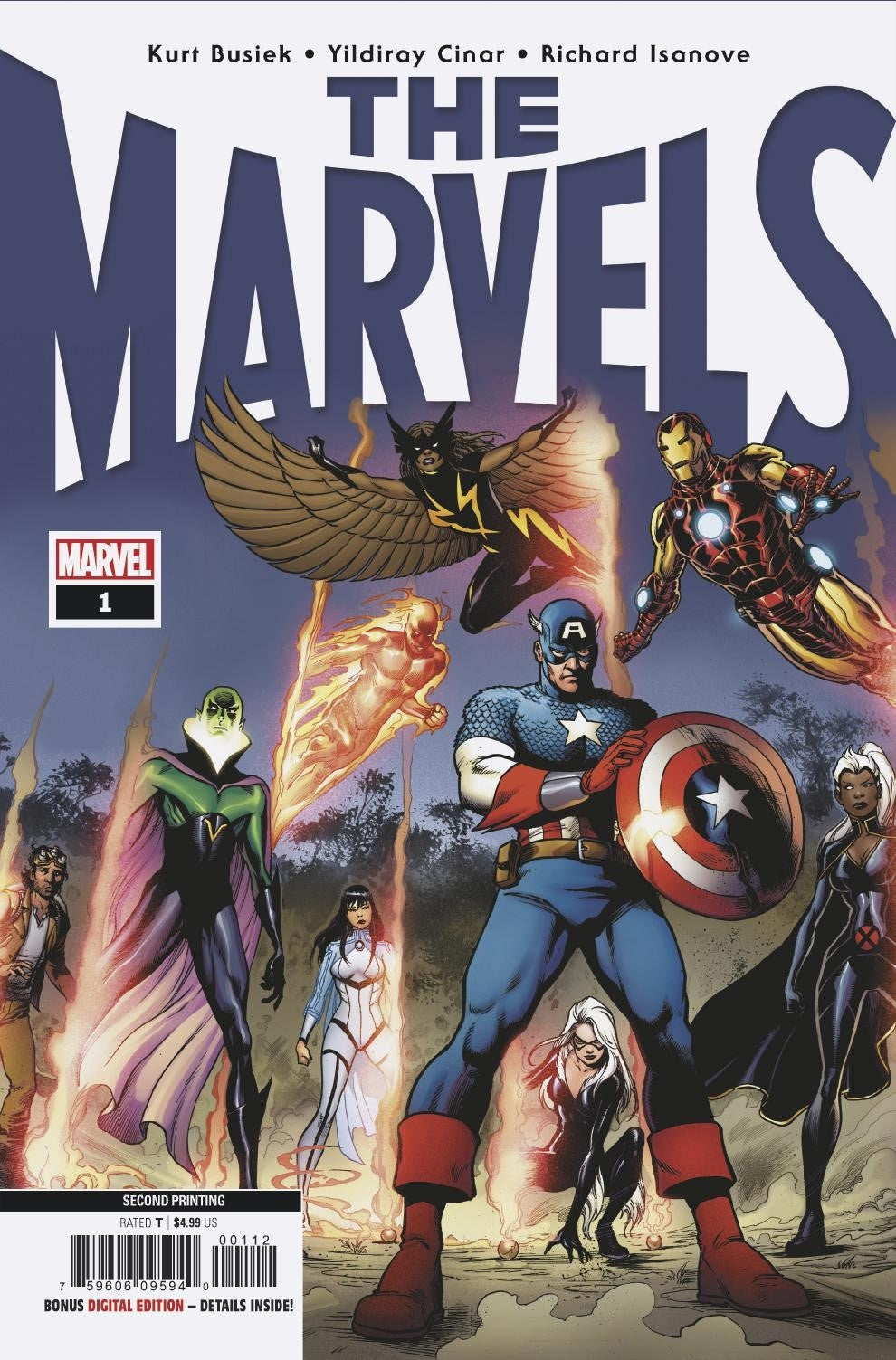 THE MARVELS #1 2ND PTG CINAR VAR