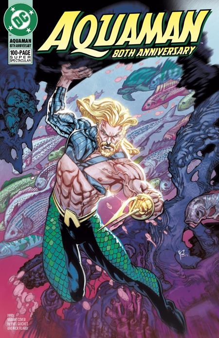 AQUAMAN 80TH ANNV SPECTACULAR#1 CVR G 1990S VAR