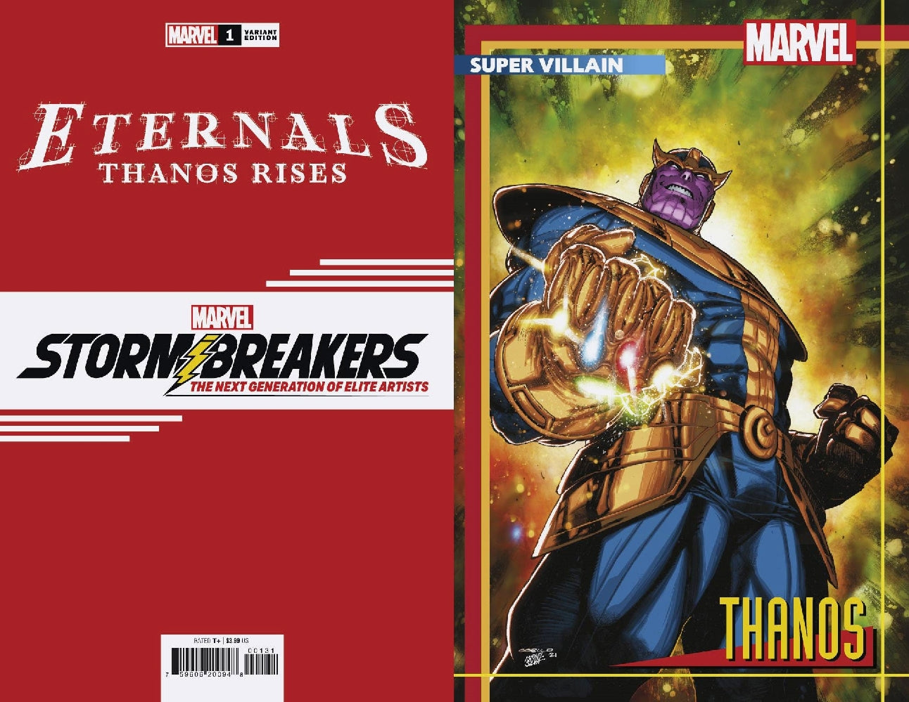 ETERNALS THANOS RISES #1 COELLO STORMBREAKERS VAR