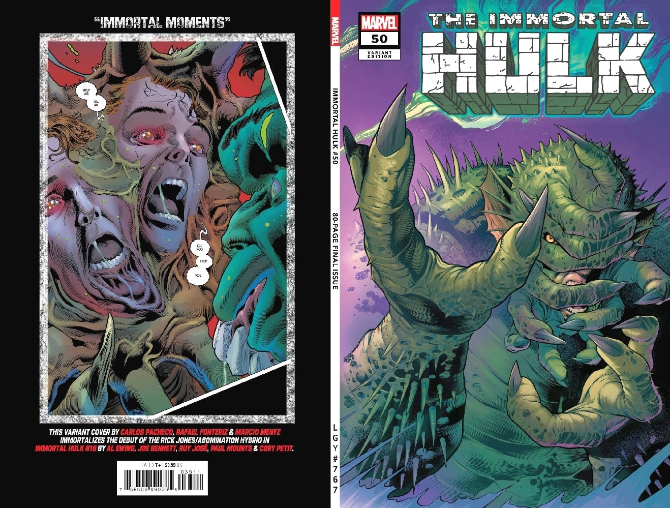IMMORTAL HULK #50 PACHECO VAR