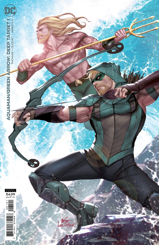 AQUAMAN GREEN ARROW DEEP TARGET #1 (OF 7) CVR B LEE CARD STO