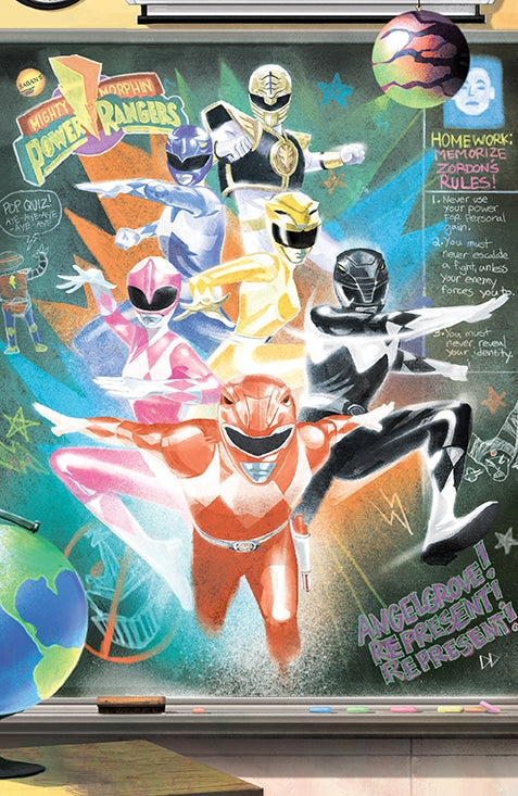 MIGHTY MORPHIN #13 CVR F FOC REVEAL VAR DEL MUNDO