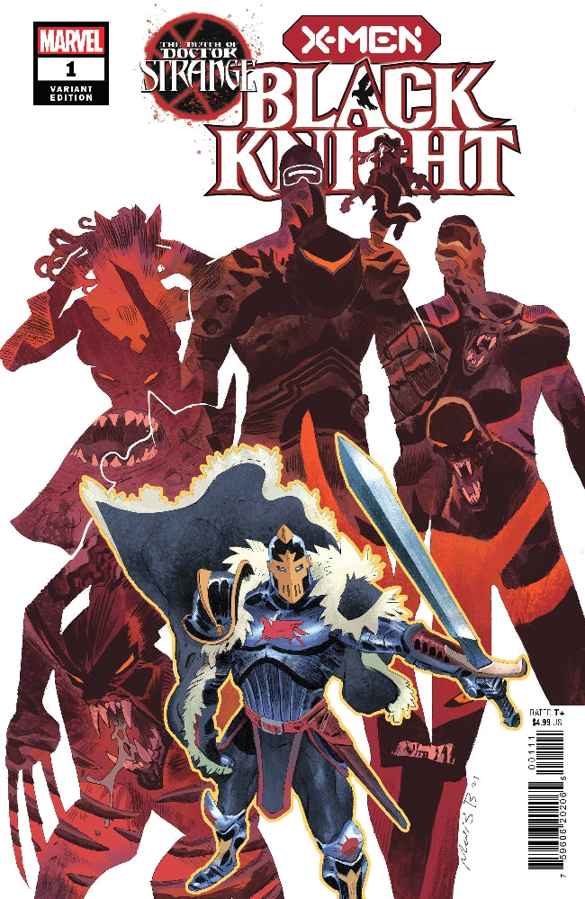 DEATH DOCTOR STRANGE X-MEN BLACK KNIGHT #1 BERGARA VAR