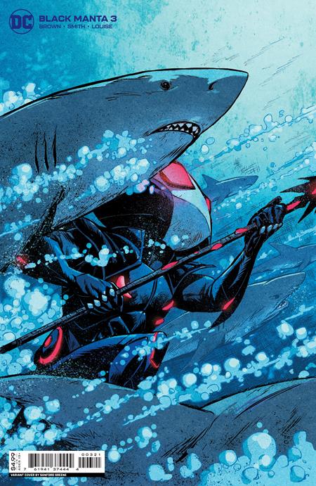 BLACK MANTA #3 (OF 6) CVR B GREENE CARD STOCK VAR