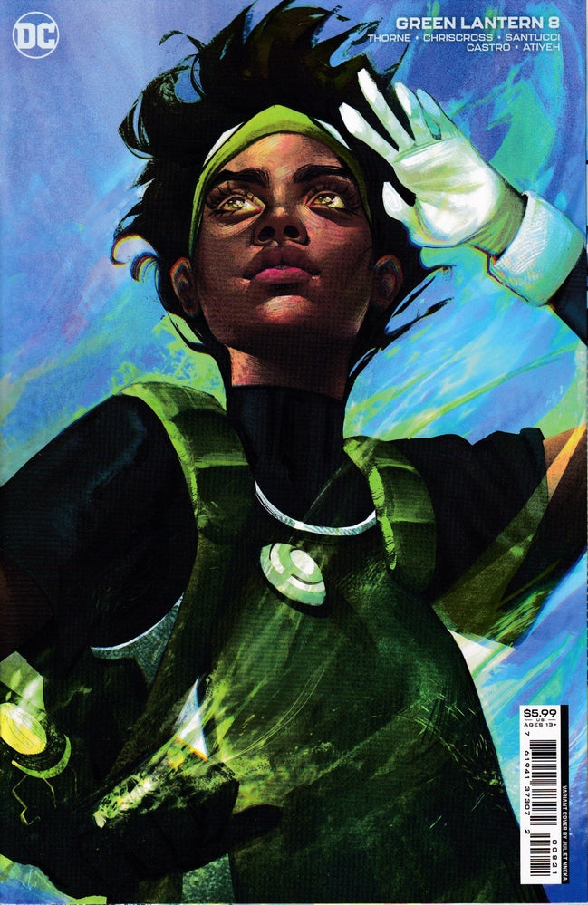 GREEN LANTERN (2021) #8 CVR B NNEKA CARD STOCK VAR