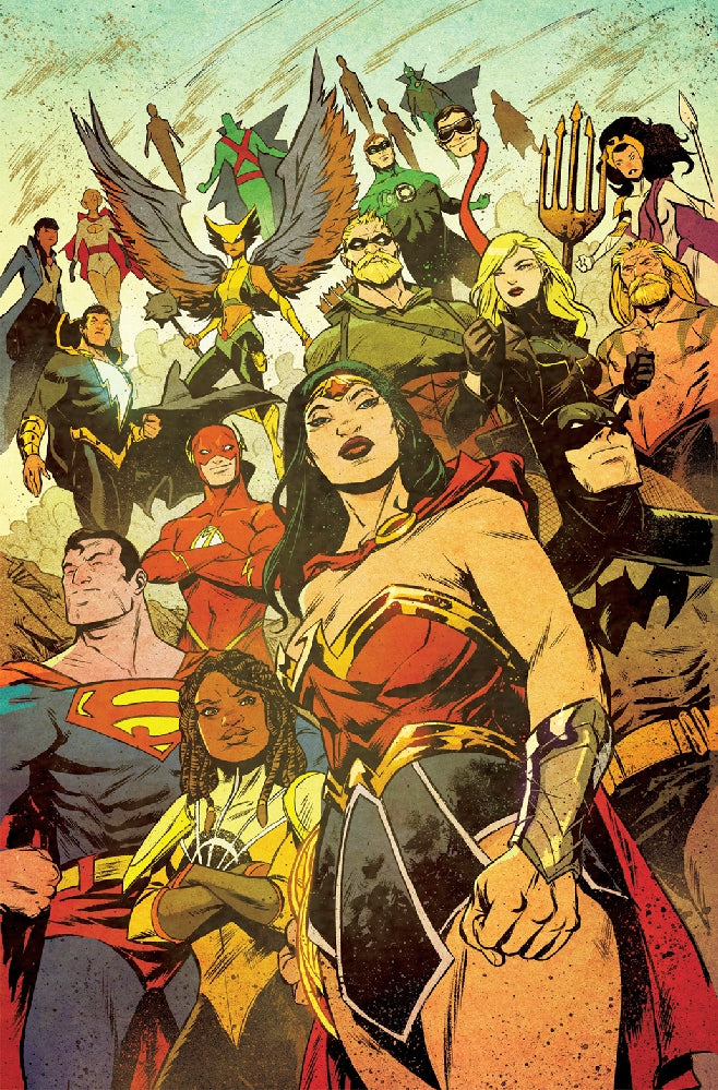 JUSTICE LEAGUE 2021 ANNUAL #1CVR A GREENE