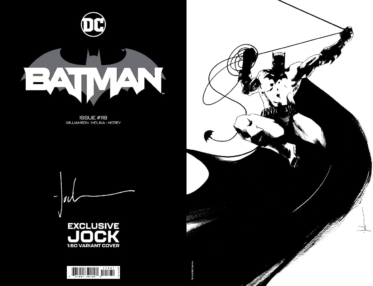 BATMAN #118 CVR D 1:50 JOCK CARD STOCK VAR