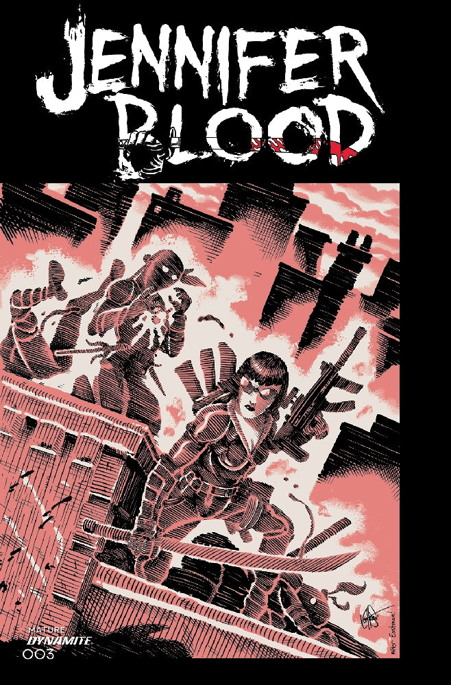 JENNIFER BLOOD #3 CVR L FOC BONUS TMNT HOMAGE HAESER (MR)