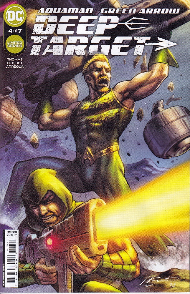 AQUAMAN GREEN ARROW DEEP TARGET #4 (OF 7) CVR A SANTUCCI