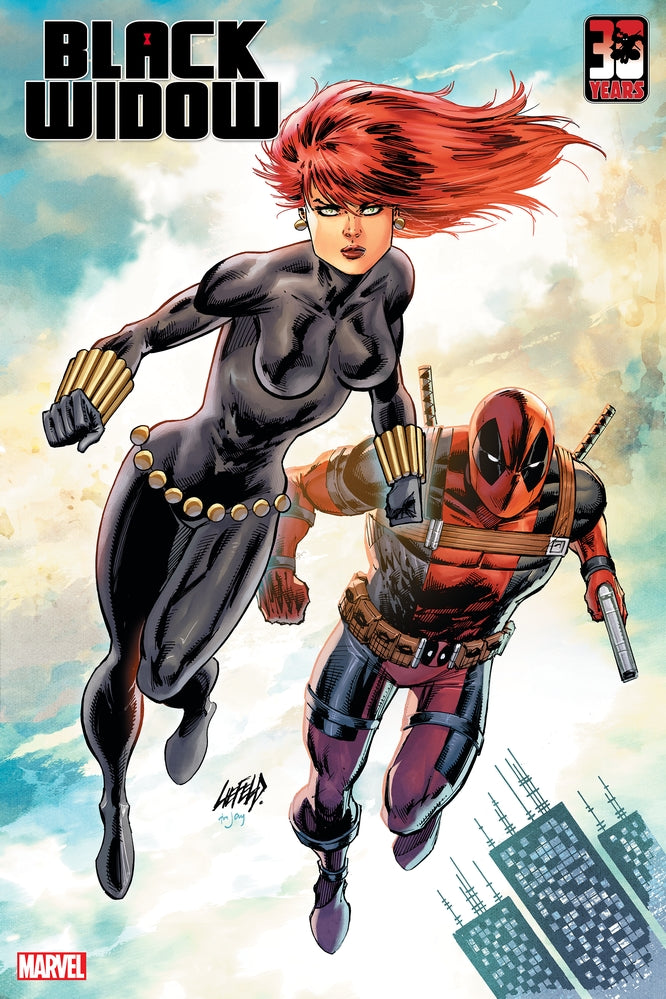 BLACK WIDOW #13 LIEFELD DEADPOOL 30TH VAR