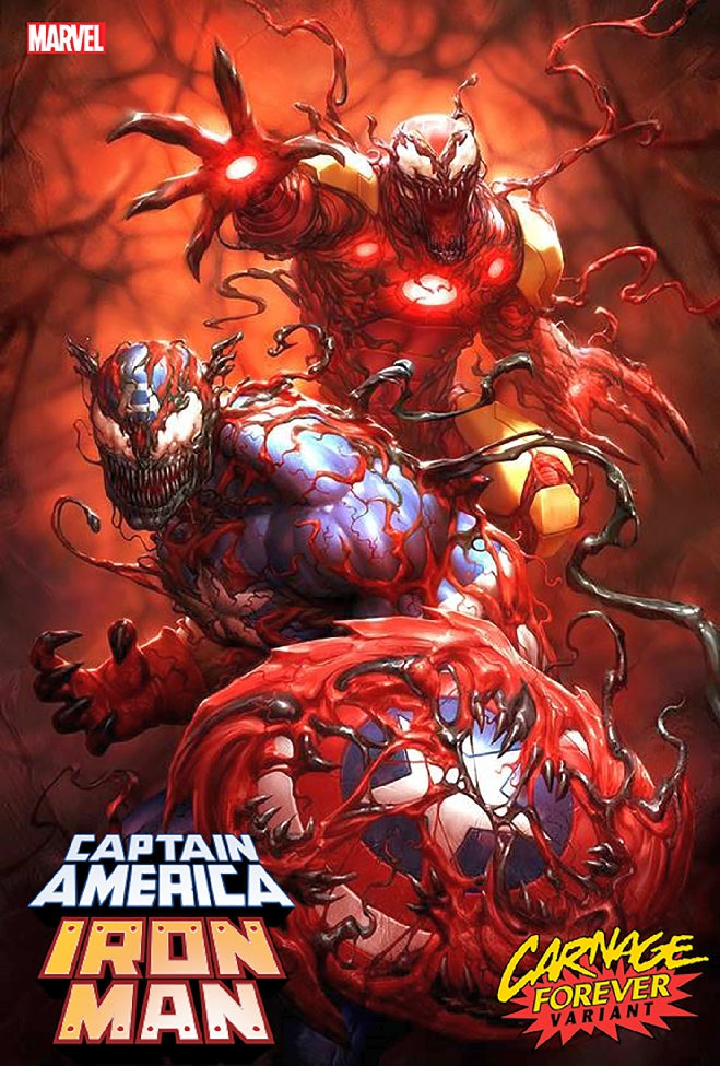 CAPTAIN AMERICA IRON MAN #5 (OF 5) KUNKKA CARNAGE FOREVER VA