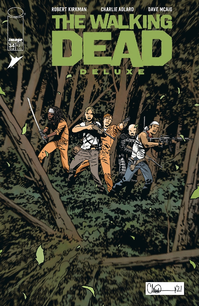 WALKING DEAD DLX #34 CVR D ADLARD (MR)