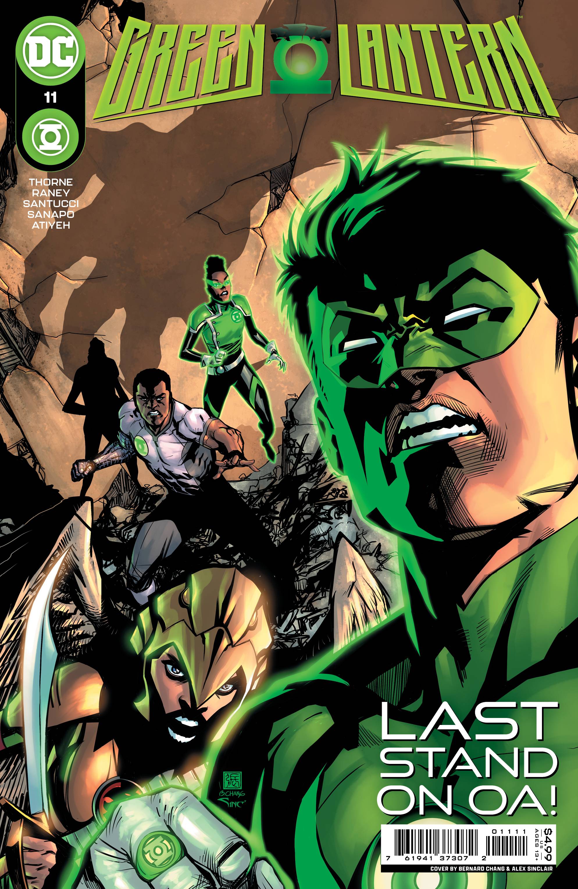 GREEN LANTERN (2021) #11 CVR A CHANG& SINCLAIR