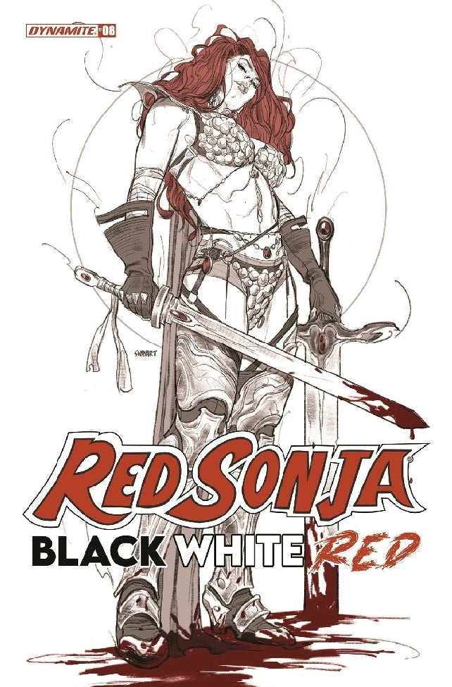 RED SONJA BLACK WHITE RED #8 CVR B SWAY