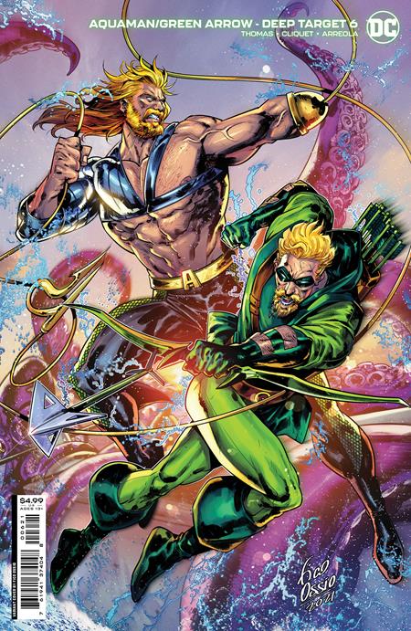 AQUAMAN GREEN ARROW DEEP TARGET #6 (OF 7) CVR B OSSIO VAR