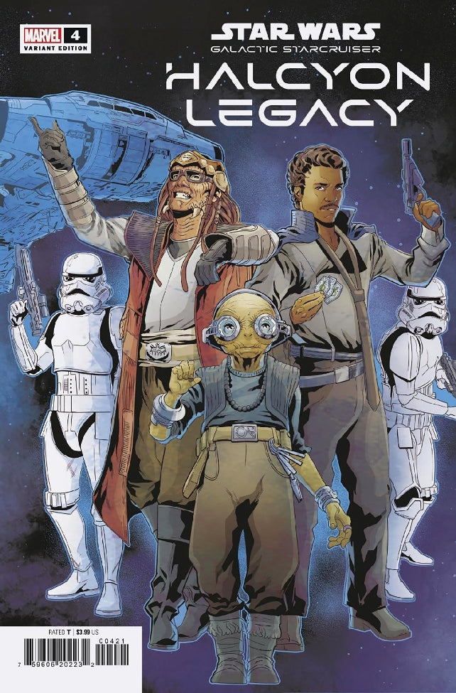 STAR WARS HALCYON LEGACY #4 (OF 5) SLINEY CONNECTING VAR