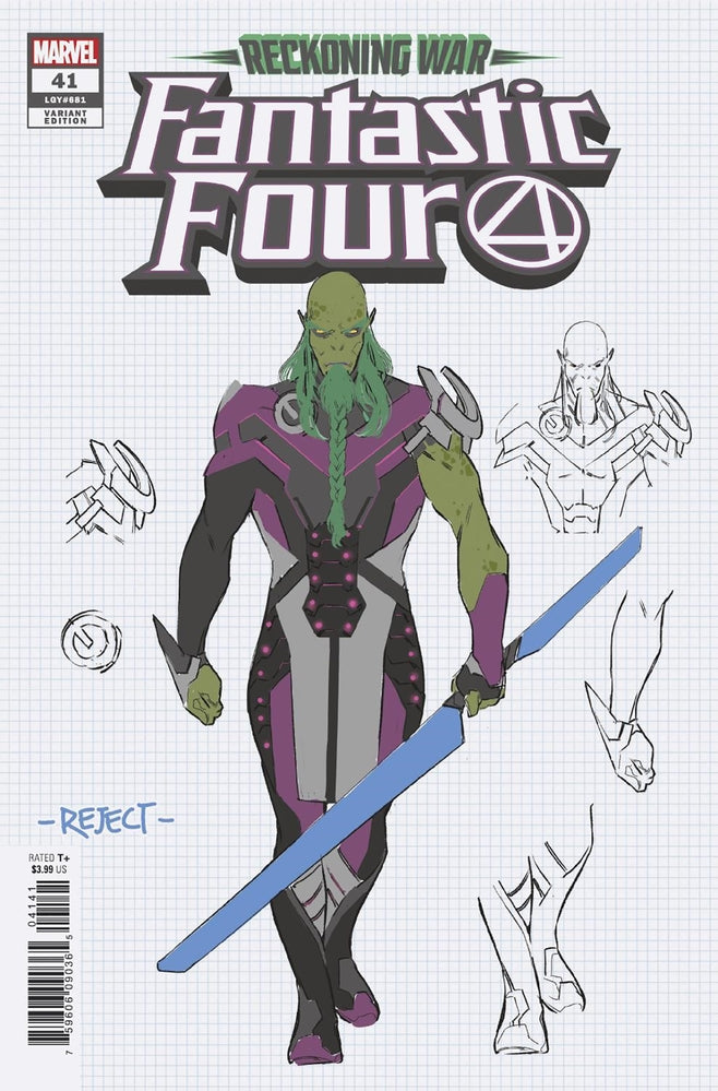 FANTASTIC FOUR #41 SILVA CONCEPT ART VAR