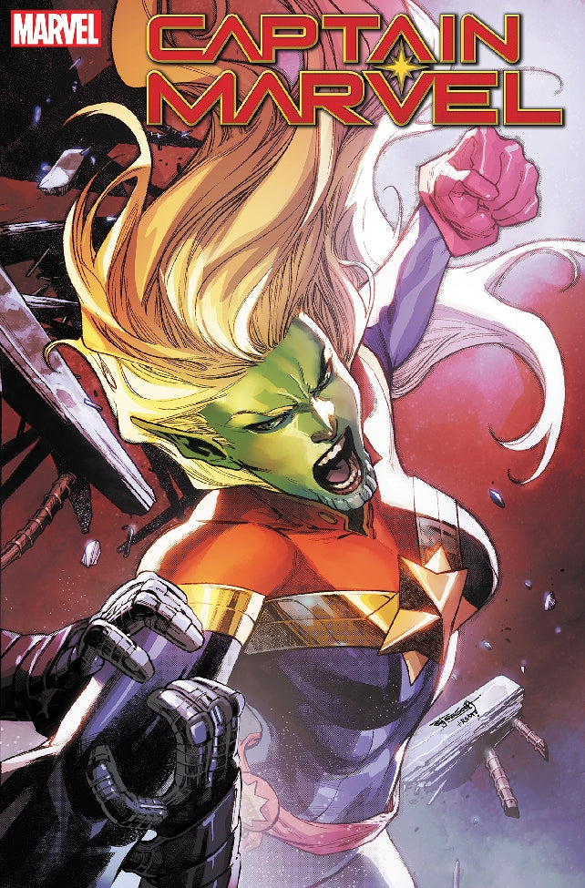 CAPTAIN MARVEL #38 SEGOVIA SKRULL VAR