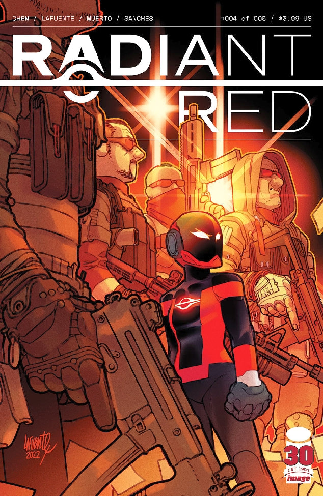 RADIANT RED #4 (OF 5) CVR A LAFUENTE & MUERTO