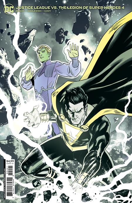 JUSTICE LEAGUE VS LEGION OF SUPERHEROES #4 CVR B MOORE CARD