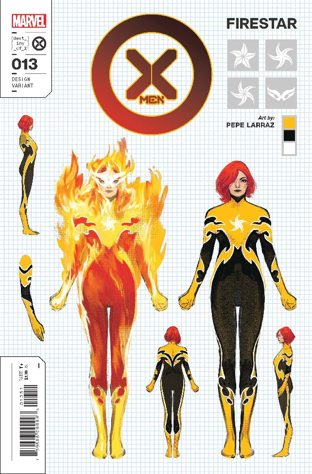 X-MEN #13 LARRAZ DESIGN VAR