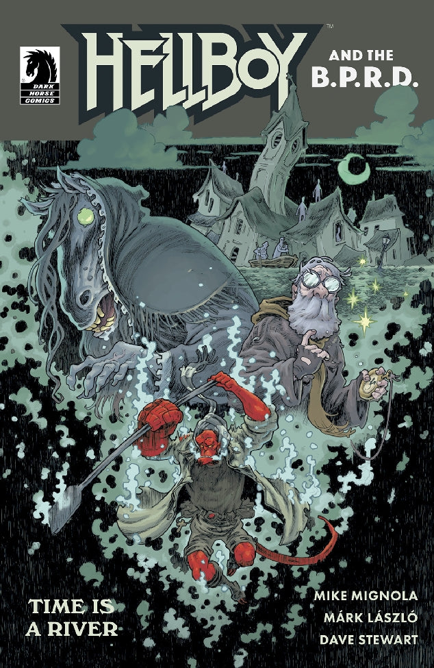 HELLBOY & BPRD TIME IS A RIVER ONE-SHOT CVR A LASZLO