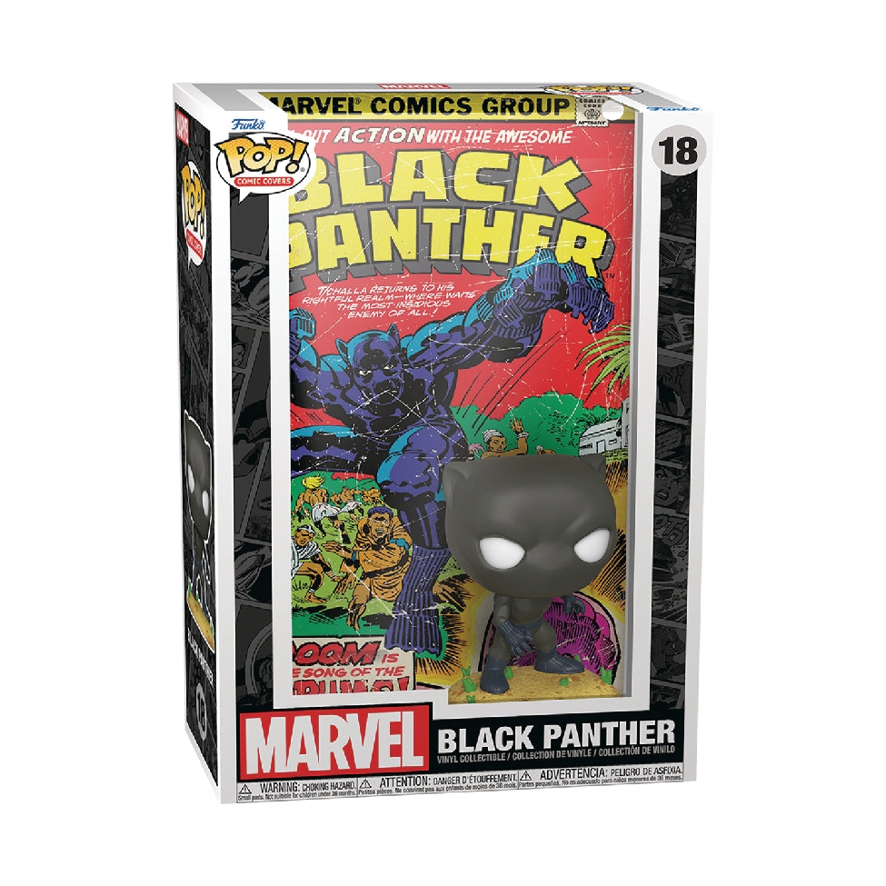 POP COMIC COVER MARVEL BLACK PANTHER VIN FIG