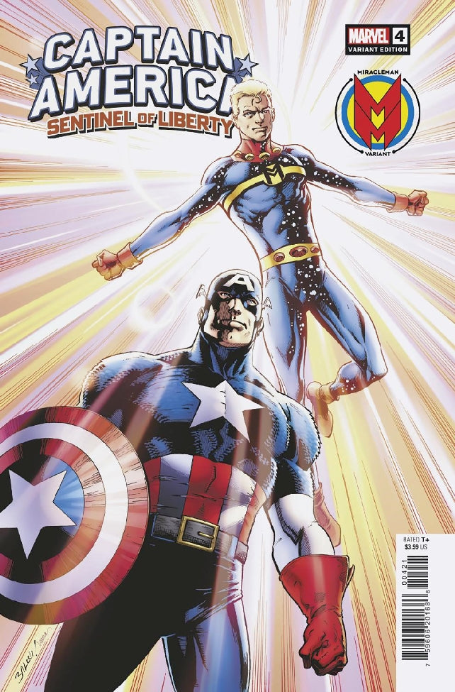 CAPTAIN AMERICA SENTINEL OF LIBERTY #4 BAGLEY MIRACLEMAN VAR