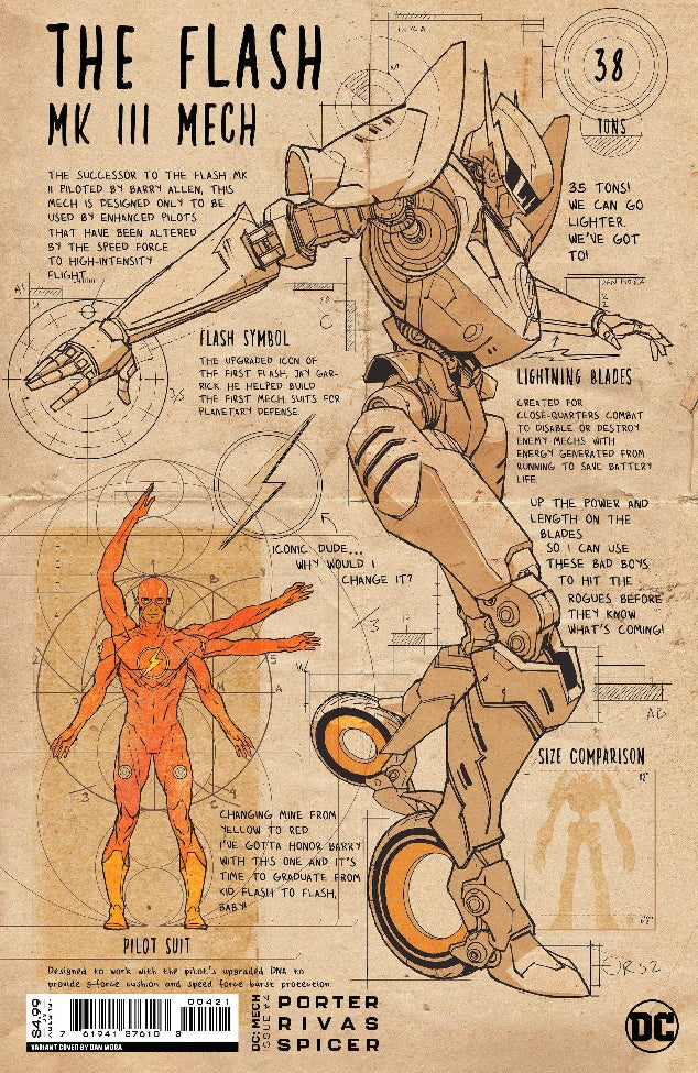 DC MECH #4 (OF 6) CVR B MORA CARD STOCK VAR