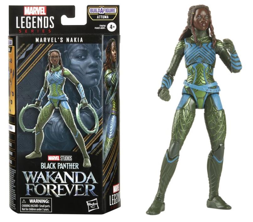 BLACK PANTHER 2 LEGENDS NAKIA6IN ACTION FIGURE