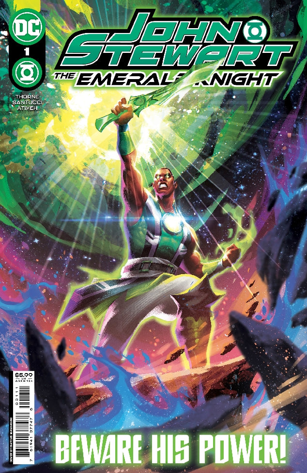 JOHN STEWART THE EMERALD KNIGHT (ONE SHOT) CVR A MANHANINI