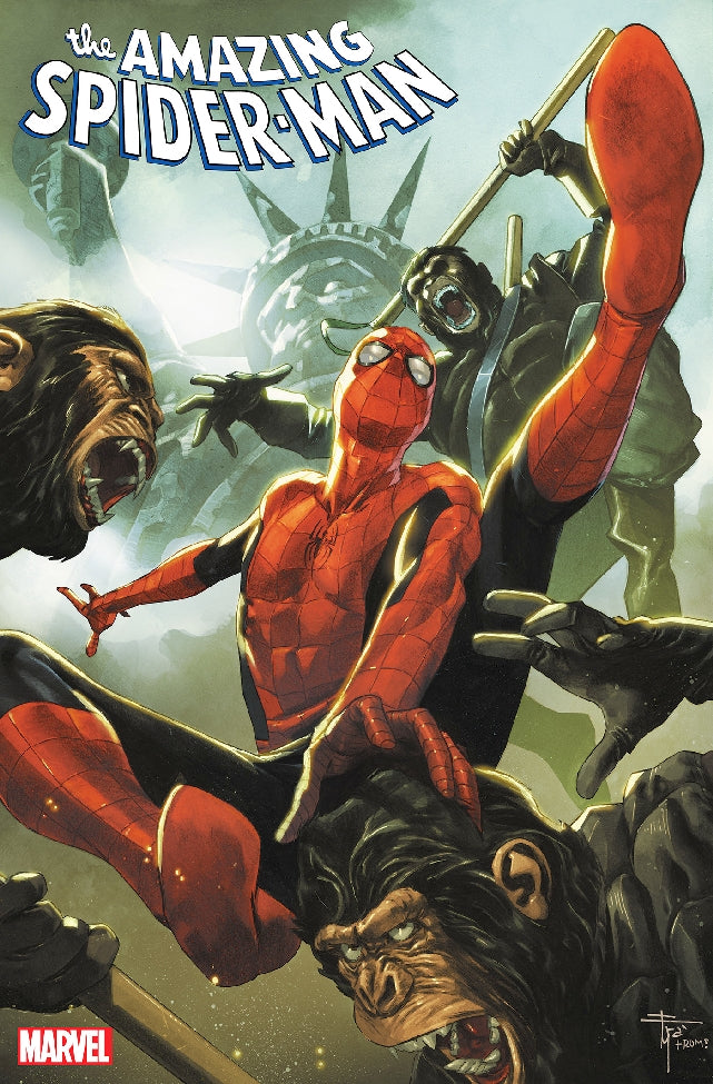 AMAZING SPIDER-MAN #19 MOBILI PLANET OF THE APES VAR